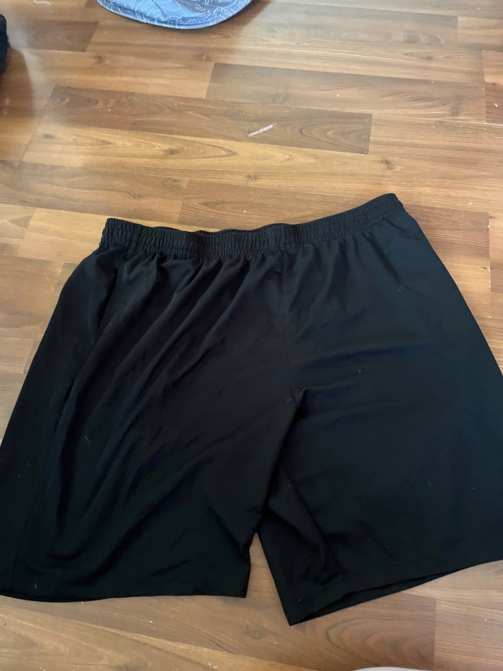 BCX Black Athletic Elastic-Waist Shorts